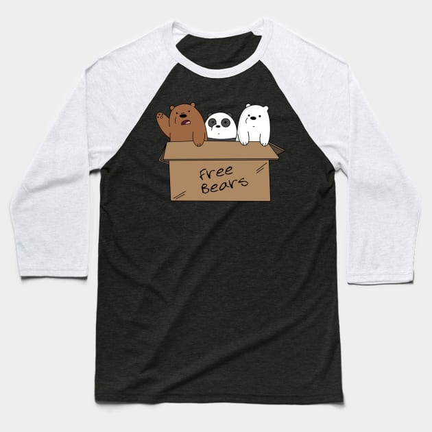 We Bare Bears Baseball T-Shirt by Outland Origin